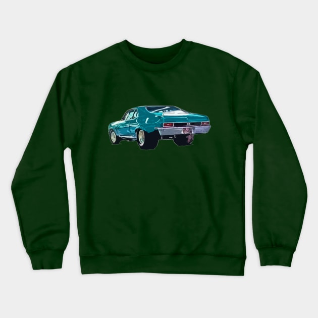 BadAss Chevy Crewneck Sweatshirt by Uwantmytees